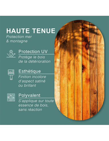 Vernis bois extérieur résistance extrême - manufacture française