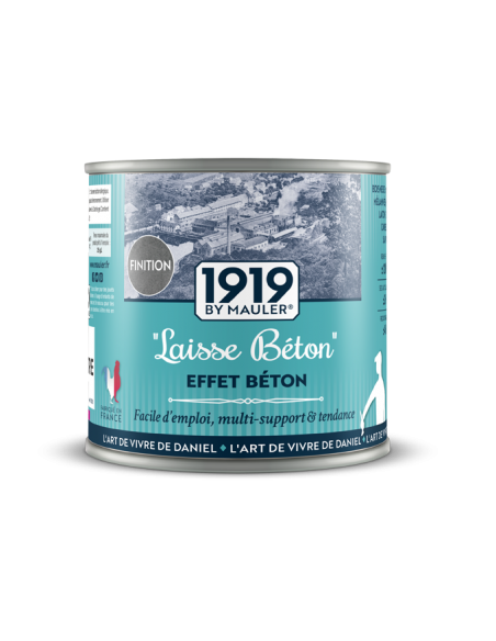 Finition Effet Béton "Laisse Béton" | Le Terrier Blanc