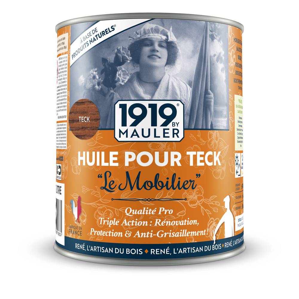 Huile pour Teck "Le Mobilier" 1919 BY MAULER