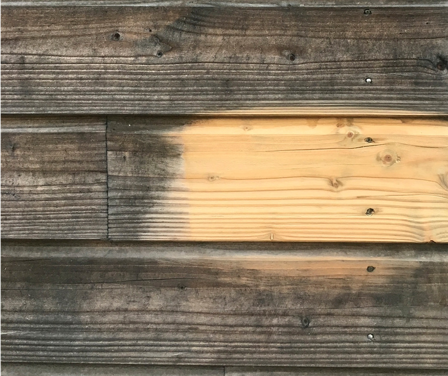 saturer une terrasse en bois noircit nettoyage rénovation le terrier blanc